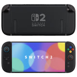 eXtremeRate D-Pad Version Replacement Full Set Shell Case with Buttons for Joycon 2 of Nintendo Switch 2 - Deluxe Version - Black - SZMNTM007