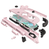 eXtremeRate D-Pad Version Replacement Full Set Shell Case with Buttons for Joycon 2 of Nintendo Switch 2 - Deluxe Version - Cherry Blossoms Pink - SZMNTM006