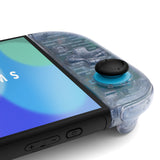 eXtremeRate D-Pad Version Replacement Full Set Shell Case with Buttons for Joycon 2 of Nintendo Switch 2 - Deluxe Version - Clear Glacier Blue - SZMNTM003