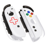 eXtremeRate D-Pad Version Replacement Full Set Shell Case with Buttons for Joycon 2 of Nintendo Switch 2 - Deluxe Version - White - SZMNTM005