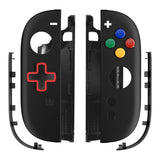eXtremeRate D-Pad Version Replacement Full Set Shell Case with Buttons for Joycon 2 of Nintendo Switch 2 - Essence Version - Black - SXANTM007