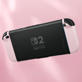 eXtremeRate D-Pad Version Replacement Full Set Shell Case with Buttons for Joycon 2 of Nintendo Switch 2 - Essence Version - Cherry Blossoms Pink - SXANTM006