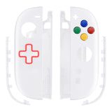 eXtremeRate D-Pad Version Replacement Full Set Shell Case with Buttons for Joycon 2 of Nintendo Switch 2 - Essence Version - White - SXANTM005