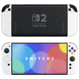 eXtremeRate D-Pad Version Replacement Full Set Shell Case with Buttons for Joycon 2 of Nintendo Switch 2 - Essence Version - White - SXANTM005