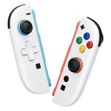 eXtremeRate D-Pad Version Replacement Full Set Shell Case with Buttons for Joycon 2 of Nintendo Switch 2 - Essence Version - White - SXANTM005