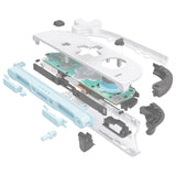 eXtremeRate D-Pad Version Replacement Full Set Shell Case with Buttons for Joycon 2 of Nintendo Switch 2 - Essence Version - White - SXANTM005