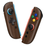 eXtremeRate D-Pad Version Replacement Full Set Shell Case with Buttons for Joycon 2 of Nintendo Switch 2 - Essence Version - Wood Grain - SXANTS001