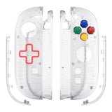 eXtremeRate D-Pad Version Replacement Full Set Shell Case with Buttons for Joycon 2 of Nintendo Switch 2 - Essence Version - Clear - SXANTM004