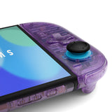 eXtremeRate D-Pad Version Replacement Full Set Shells with Buttons for Nintendo Switch 2 - Deluxe Version - Clear Atomic Purple - YAGNTM001