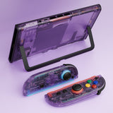 eXtremeRate D-Pad Version Replacement Full Set Shells with Buttons for Nintendo Switch 2 - Essence Version - Clear Atomic Purple - CHUNTM001
