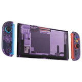 eXtremeRate D-Pad Version Replacement Full Set Shells with Buttons for Nintendo Switch 2 - Essence Version - Clear Atomic Purple - CHUNTM001