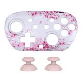 eXtremeRate DIY Replacement Faceplate Shell with Thumbsticks for Nintendo Switch 2 Pro Controller - Cherry Blossom Whisper - CNLPTR006
