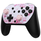eXtremeRate DIY Replacement Faceplate Shell with Thumbsticks for Nintendo Switch 2 Pro Controller - Cherry Blossom Whisper - CNLPTR006