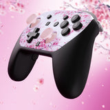 eXtremeRate DIY Replacement Faceplate Shell with Thumbsticks for Nintendo Switch 2 Pro Controller - Cherry Blossom Whisper - CNLPTR006