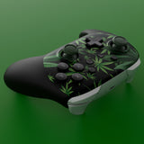 eXtremeRate DIY Replacement Faceplate Shell with Thumbsticks for Nintendo Switch 2 Pro Controller - Green Weeds - CNLPTR002
