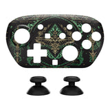 eXtremeRate DIY Replacement Faceplate Shell with Thumbsticks for Nintendo Switch 2 Pro Controller - Totem of Kingdom Black - CNLPTR004