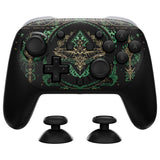 eXtremeRate DIY Replacement Faceplate Shell with Thumbsticks for Nintendo Switch 2 Pro Controller - Totem of Kingdom Black - CNLPTR004