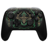 eXtremeRate DIY Replacement Faceplate Shell with Thumbsticks for Nintendo Switch 2 Pro Controller - Totem of Kingdom Black - CNLPTR004