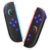 eXtremeRate DIY Replacement Full Set Buttons for Nintendo Switch 2 - Chameleon Purple Blue - BEWNTP002