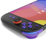 eXtremeRate DIY Replacement Full Set Buttons for Nintendo Switch 2 - Chameleon Purple Blue - BEWNTP002