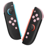 eXtremeRate DIY Replacement Full Set Buttons for Nintendo Switch 2 - Cherry Blossoms Pink - BEWNTM011