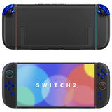 eXtremeRate DIY Replacement Full Set Buttons for Nintendo Switch 2 - Chrome Blue - BEWNTD004