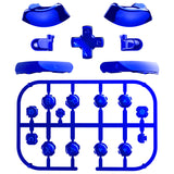 eXtremeRate DIY Replacement Full Set Buttons for Nintendo Switch 2 - Chrome Blue - BEWNTD004