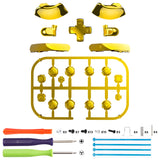 eXtremeRate DIY Replacement Full Set Buttons for Nintendo Switch 2 - Chrome Gold - BEWNTD001