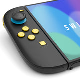 eXtremeRate DIY Replacement Full Set Buttons for Nintendo Switch 2 - Chrome Gold - BEWNTD001