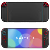 eXtremeRate DIY Replacement Full Set Buttons for Nintendo Switch 2 - Chrome Red - BEWNTD003