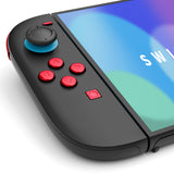 eXtremeRate DIY Replacement Full Set Buttons for Nintendo Switch 2 - Chrome Red - BEWNTD003