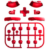 eXtremeRate DIY Replacement Full Set Buttons for Nintendo Switch 2 - Chrome Red - BEWNTD003