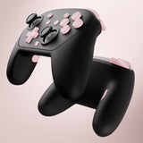 eXtremeRate DIY Replacement Full Set Buttons for Nintendo Switch 2 Pro Controller - Cherry Blossoms Pink - JMWPTM005