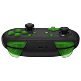 eXtremeRate DIY Replacement Full Set Buttons for Nintendo Switch Pro Controller - Clear Green - KRM540