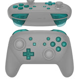 eXtremeRate DIY Replacement Full Set Buttons for Nintendo Switch Pro Controller - Emerald Green - KRM544