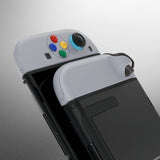 eXtremeRate DIY Replacement Full Set Shell Case with Buttons for Joycon 2 of Nintendo Switch 2 - Deluxe Version - SFC SNES Classic EU Style - AWHNTY001