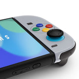 eXtremeRate DIY Replacement Full Set Shell Case with Buttons for Joycon 2 of Nintendo Switch 2 - Deluxe Version - SFC SNES Classic EU Style - AWHNTY001