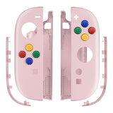 eXtremeRate DIY Replacement Full Set Shell Case with Buttons for Joycon 2 of Nintendo Switch 2 - Essence Version - Cherry Blossoms Pink - BSUNTM009