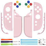 eXtremeRate DIY Replacement Full Set Shell Case with Buttons for Joycon 2 of Nintendo Switch 2 - Essence Version - Cherry Blossoms Pink - BSUNTM009