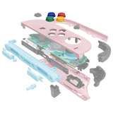 eXtremeRate DIY Replacement Full Set Shell Case with Buttons for Joycon 2 of Nintendo Switch 2 - Essence Version - Cherry Blossoms Pink - BSUNTM009