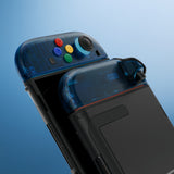 eXtremeRate DIY Replacement Full Set Shell Case with Buttons for Joycon 2 of Nintendo Switch 2 - Essence Version - Clear Blue - BSUNTM005