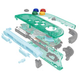 eXtremeRate DIY Replacement Full Set Shell Case with Buttons for Joycon 2 of Nintendo Switch 2 - Essence Version - Emerald Green - BSUNTM004