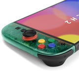 eXtremeRate DIY Replacement Full Set Shell Case with Buttons for Joycon 2 of Nintendo Switch 2 - Essence Version - Emerald Green - BSUNTM004