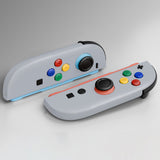 eXtremeRate DIY Replacement Full Set Shell Case with Buttons for Joycon 2 of Nintendo Switch 2 - Essence Version - New Hope Gray - BSUNTM011