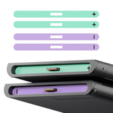 eXtremeRate DIY Replacement Full Set Shell Case with Buttons for Joycon 2 of Nintendo Switch 2 - Essence Version - Purple & Green - BSUNTM015