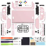 eXtremeRate DIY Replacement Full Set Shells with Buttons for Nintendo Switch 2 - Deluxe Version - Cherry Blossoms Pink - QGRNTM009
