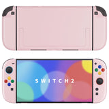 eXtremeRate DIY Replacement Full Set Shells with Buttons for Nintendo Switch 2 - Deluxe Version - Cherry Blossoms Pink - QGRNTM009