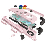eXtremeRate DIY Replacement Full Set Shells with Buttons for Nintendo Switch 2 - Deluxe Version - Cherry Blossoms Pink - QGRNTM009