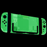 eXtremeRate DIY Replacement Full Set Shells with Buttons for Nintendo Switch 2 - Deluxe Version - Glow in Dark - Green - QGRNTM007