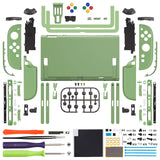 eXtremeRate DIY Replacement Full Set Shells with Buttons for Nintendo Switch 2 - Deluxe Version - Matcha Green - QGRNTM010
